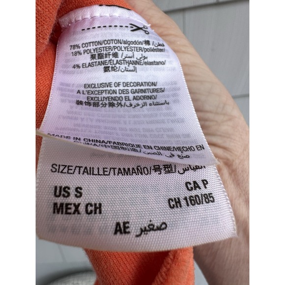 Juicy Couture‎ Black Label Orange Velvet Velour Polo Half Zip Shirt Sz Small - Picture 7 of 7